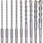Forets � b�ton, 9 pi�ces (5 mm 16 x 160 mm), foret � percussion �lectrique sds - plus pour perceuse � ...