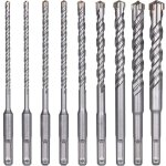 Forets � b�ton, 9 pi�ces (5 mm 16 x 160 mm), foret � percussion �lectrique sds - plus pour perceuse � ...