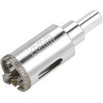 Foret diamant pour scie cloche en verre avec foret de positionnement central pour verre, c�ramique, porcelaine ...