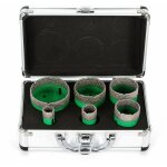 Foret diamanté pour carrelage, forets diamantés pour scie cloche, kit de scie cloche pour carrelage, ... Foret diamanté pour carrelage, forets diamantés pour scie cloche, kit de scie cloche pour carrelage, ...