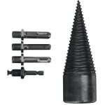 Foret pour diviseur de bois de chauffage, tige hexagonale ronde, alsoir  cne de fendage de bois - ...