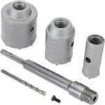 Forets de scie cloche sds plus pour béton, ciment, pierre, mur - 65 mm, 50 mm, 30 mm Forets de scie cloche sds plus pour béton, ciment, pierre, mur - 65 mm, 50 mm, 30 mm