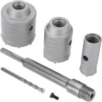 Forets de scie cloche sds plus pour b�ton, ciment, pierre, mur - 65 mm, 50 mm, 30 mm