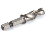 Foret taraudeur m10, foret � queue hexagonale 1 / 4  hss pour tarauder dans le bois, le plastique et ...