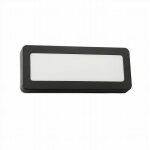 Applique extérieure ip65 grove diffuser rectangular led 3w 4000k noir 219lm - forlight Applique extérieure ip65 grove diffuser rectangular led 3w 4000k noir 219lm - forlight