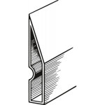 Fortis - r�gle alu trap�ze 97 x 18 mm - 1. 2 m top qualit�