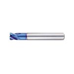 Fraise torique extra longue, type n, en carbure monobloc, k05 / k10, revtement tiain - s,  d1 : 2 mm, ...