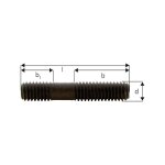 Format - tige filetée, matériaux : traité pour classe de résistance 10. 9, ø de filetage x long. d x ... Format - tige filetée, matériaux : traité pour classe de résistance 10. 9, ø de filetage x long. d x ...