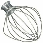 [jamais utilis�] fouet en fil d'acier inoxydable compatible avec kitchenaid k45ww wp9704329 ksm150 ksm160 ...
