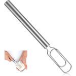 Fouet � p�te danois pour entr�e de levain, spatule de d�marrage de levain en acier inoxydable de 30 cm ...