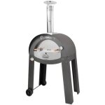 Bellanapoli - four  bois professionnel cuisson 2 pizzas inox 430 haute qualit 130kg 400c