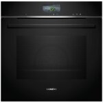 Siemens - four int�grable combi vapeur 71l 60cm a + pyrolyse noir hr776g3b1