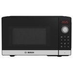 Bosch - serie 2 fel023ms2 micro - ondes comptoir micro - onde solo 20 l 800 w noir, acier inoxydable