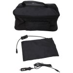 Four micro - ondes de voiture portable 12v - chauffe rapide pour voyages et camping - noir