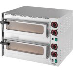 Four � pizza electrique professionnel - 2 chambres - 3, 4kw - casselin
