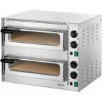Four � pizza double �lectrique inox - mini plus 2 - 3, 4 kw - bartscher