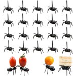 Fourmi fourchette � fruits, fourchettes fruits fork, cure - dents fourmis en plastique, ensemble fourchette ...