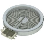 Foyer radiant 1200w (diam 145mm) (481231018887) plaque de cuisson aeg, airlux, allia, alliance, arcelik, ...