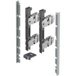 Avantech you kit de raccords pour la faade intrieure  recouper - hauteur 187 mm - argent - hettich ...