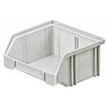 Bac de rangement lk 5 gris 85 / 65x105x 45 mm Bac de rangement lk 5 gris 85 / 65x105x 45 mm