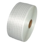 Bande feuillard polyester 25mm rouleau de 300m Bande feuillard polyester 25mm rouleau de 300m