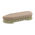 Fp - brosse de rcurage point.  l'av. , arrondi  l'arr. , ac barbe