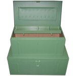 Fp - coffre acier vert 690x360x310mm (h)