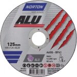 Fp - disque � tron�onner en aluminium norton alu 125x1 mm