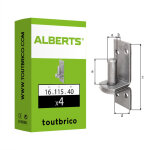 Fp - gah alberts gond sur plaque 16x13mm va - 318222