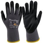 Fp - gant maxiflex ultimate? 34 - 874 taille 10 gris / noir nylon avec micro - mousse de nitrile en ...
