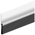 Fp - joint bas de porte alu ibs 70 250cm hauteur de la brosse 29mm