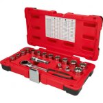 Fp - coffret de douilles traversantes 1 / 2 - 3 / 8 - tripleplus - 17 unités Fp - coffret de douilles traversantes 1 / 2 - 3 / 8 - tripleplus - 17 unités
