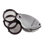 Fp - loupe pliable tech - line agrandissement 3x + 5x=8x d. de lentille 38 mm