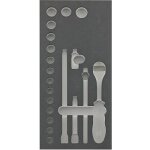 Fp - module d'outils 1 / 3 vide pour cl  douille 3 / 8 fortis