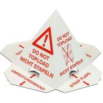 Fp - cne anti - gerbage en carton 1. 25 carton ondul l205xl205xh235 mm arbre unique 1 couleur rouge ...