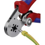 Fp - knipex 97 55 04 pince  sertir auto - ajustable pour embouts de cble avec accs latral avec poignes ...
