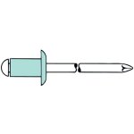Fp - rivets aveugles gesipa aluminium / acier 5 x 50 100 pi�ces