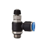 Robinet d'arr?t raccord pneumatique serie abluftdros. g1 / 4 tuyau ? 8 riegler