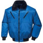 Veste pilote achim bleu grain taille s