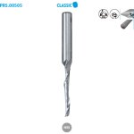 Fraise acier helicoidale d3x12x60 q8 alu / plastiques