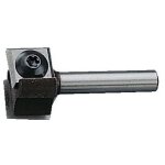 Fraise de dfonceuse  plaquettes carbure rversibles 2 coupes droites, queue 8 mm, diamtre 19 mm - ...