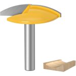 Fraise defonceuse � toupie � tige, fraise defonceuse en m�tal dur, pour le bois massif et le mdf
