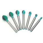 Fraise � fond rond bois, 7pcs 6 mm tige 6 / 8 / 10 / 12 / 14 / 16 / 19 mm routeur core box bits, fraise ...
