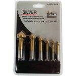 Fraise � fraiser conique pl. , jeu de 6 pi�ces, 6, 3 - 20, 5 mm / argent