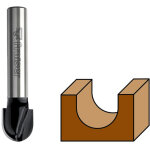 Fraise � gorge demi - ronde d=18 i=19 r=9 s=6 - fraiser