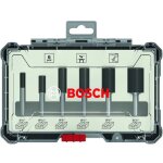 Bosch - jeu de 6 fraises à rainurer à queue ¼' 2607017467 Bosch - jeu de 6 fraises à rainurer à queue ¼' 2607017467