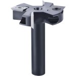 Fraise � surfacer 12 mm tige 45 mm diam�tre de coupe avec 2 + 2 inserts fraise a bois defonceuse fraise ...