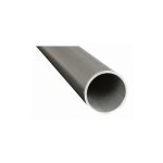 Deco fer forge - qualite francaise] - tube rond en inox bross� - diam�tre �42, 4mm longueur 1000mm epaisseur ...