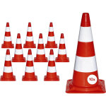 Frankel kaiserkraft balise de chantier en pvc, fluorescent,