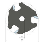 Freud - couteau � rainurer �50, 8 h3 al8 z3 - f03fr02029 - 56 - 11408p